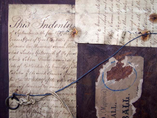 A 19th century Reverse Painting on Glass of a British Man-of-war circa 1850-1870 — image 5
